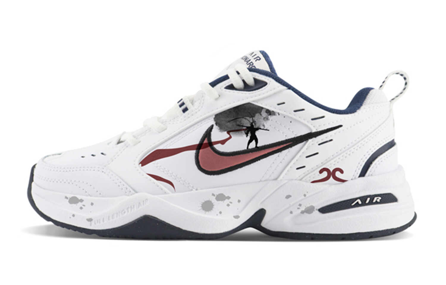 

Кроссовки Air Monarch 4 Chunky унисекс с низким верхом белого/синего цвета Nike, белый