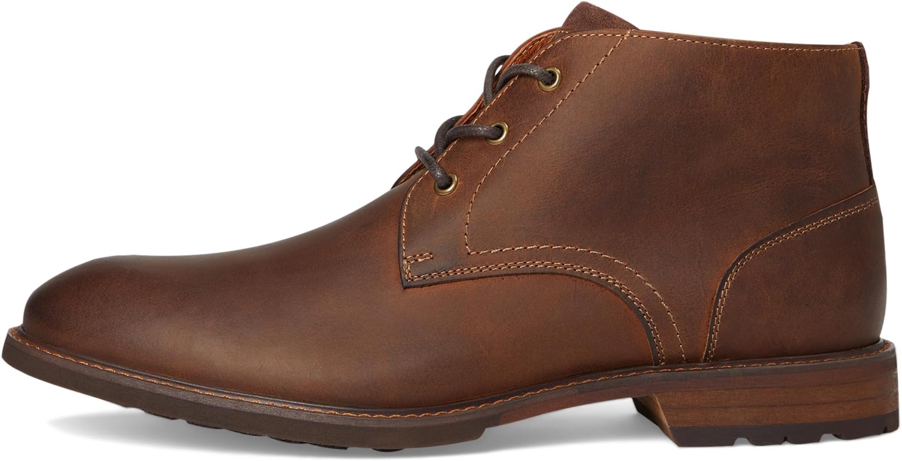 Ботинки Florsheim Men's Lodge Plain Toe 3-eye Chukka Boots, Brown Crazy Horse — фото 4