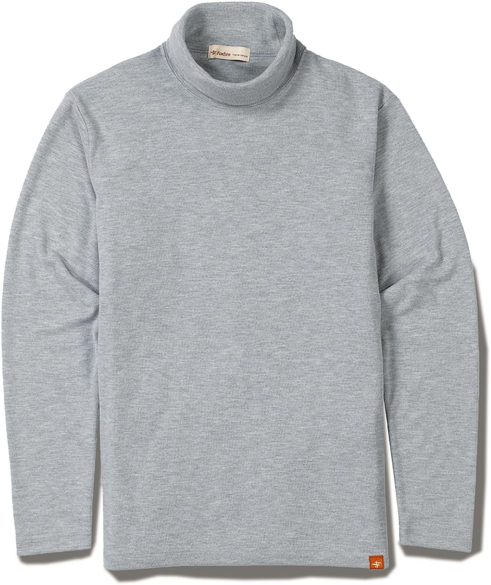 

Мужская футболка Foxfire 5115350, влагоотводящая, быстросохнущая, с высоким воротником, серая