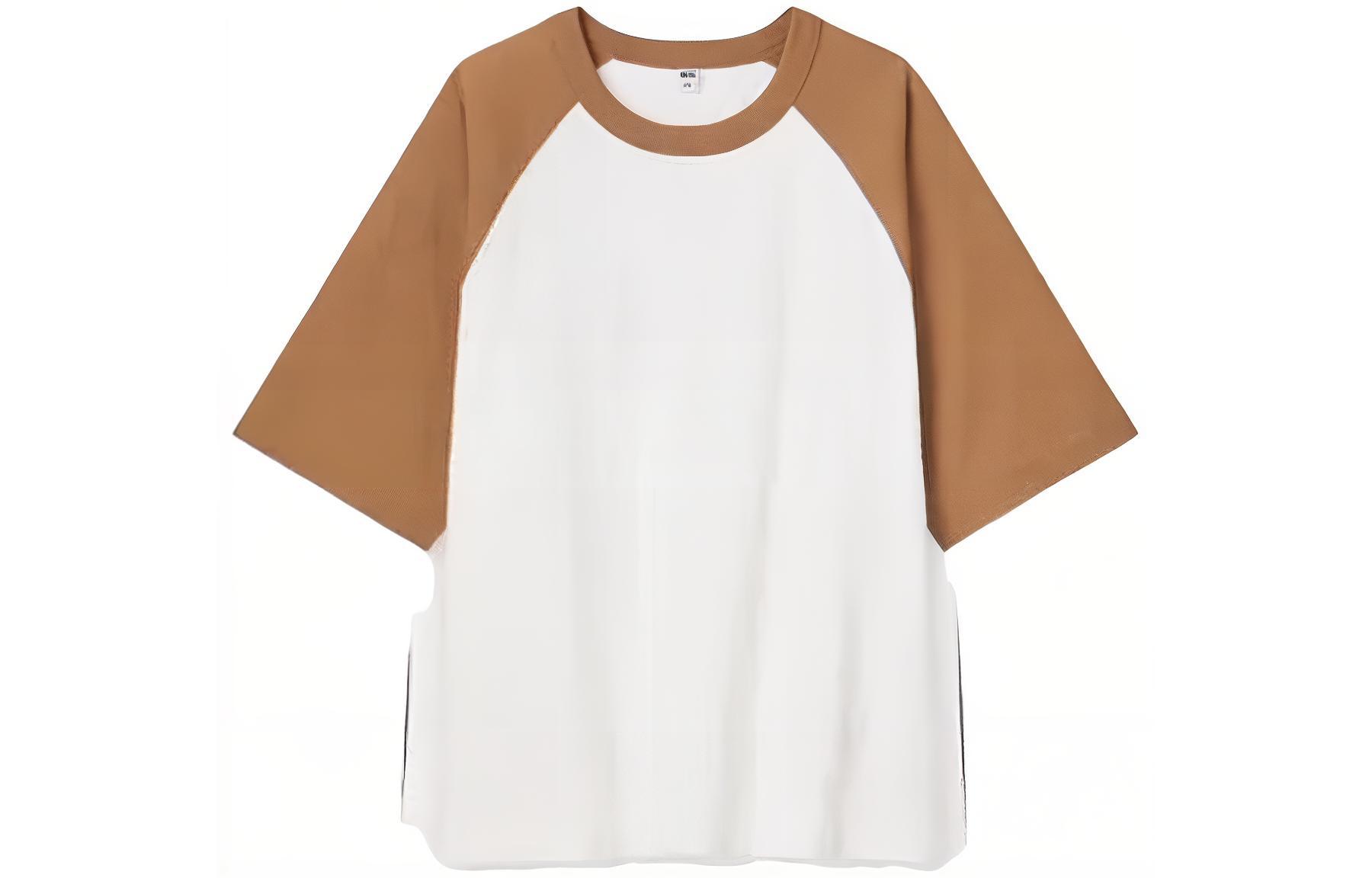 

UNIQLO Футболка мужская, оранжево-коричневая