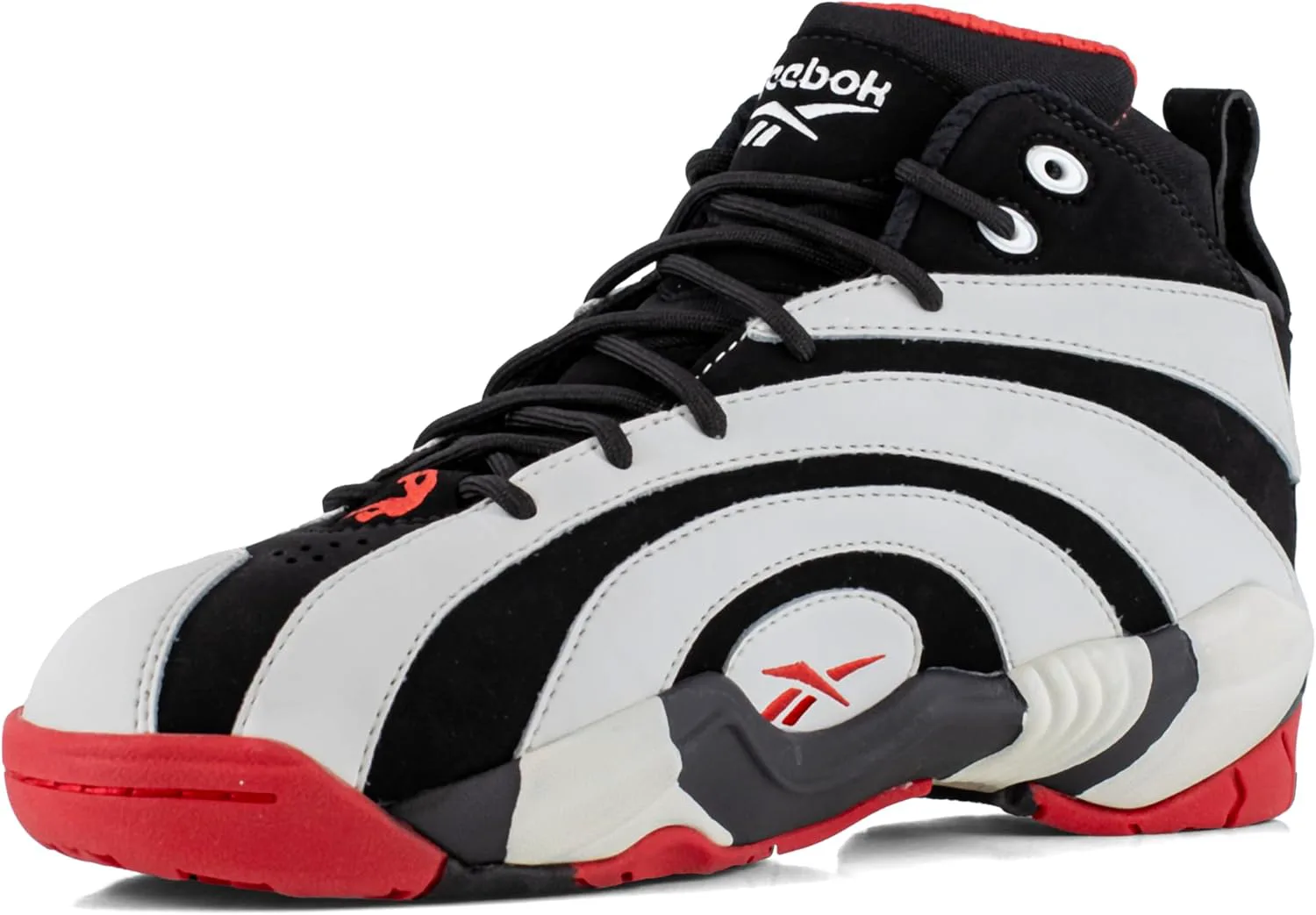 Мужские кроссовки Reebok Shaqnosis, черный/белый/красный — фото 4