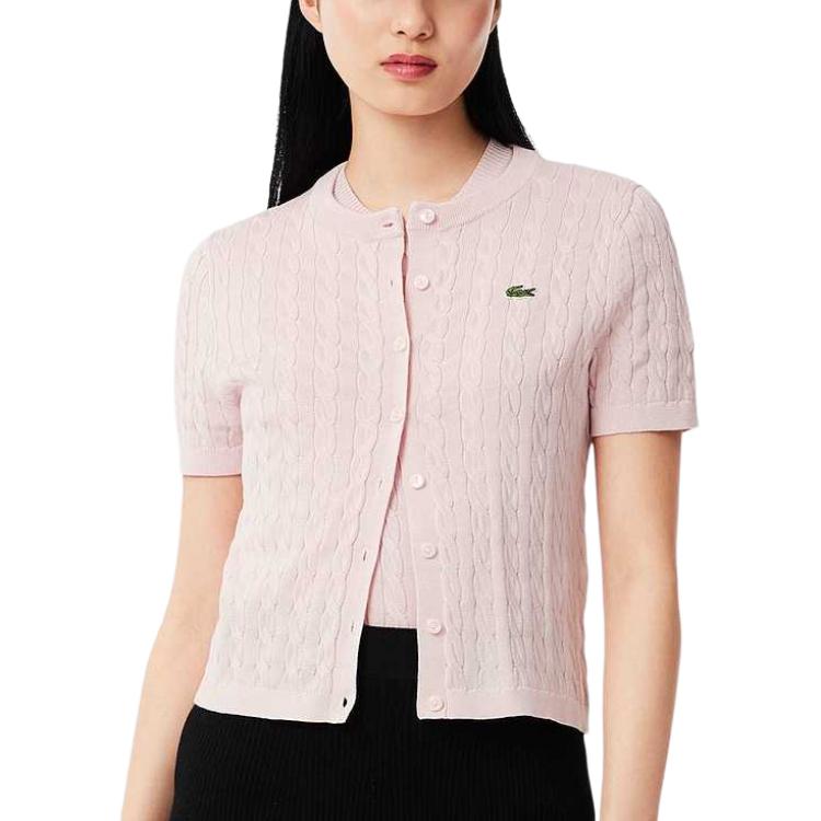 Топ женский LACOSTE, светло-розовый — фото 4