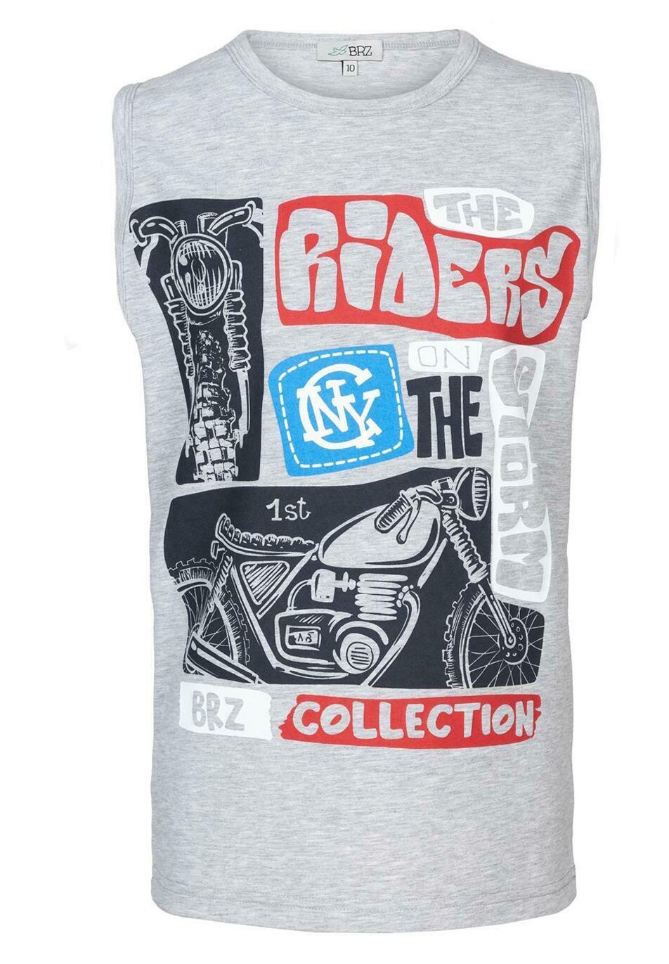 

Топ PRINTED BRZ Collection, серый