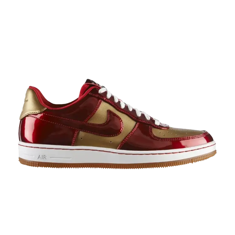 

Кроссовки Nike Air Force 1 Low Downtown LTH QS 'Iron Man', золотой, Желтый, Кроссовки Nike Air Force 1 Low Downtown LTH QS 'Iron Man', золотой