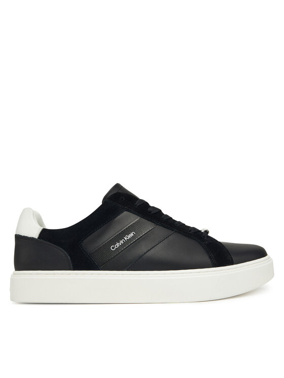 

Кроссовки Classic Cupsole Laceup Tape Lth YM0YM01430 Calvin Klein, черный