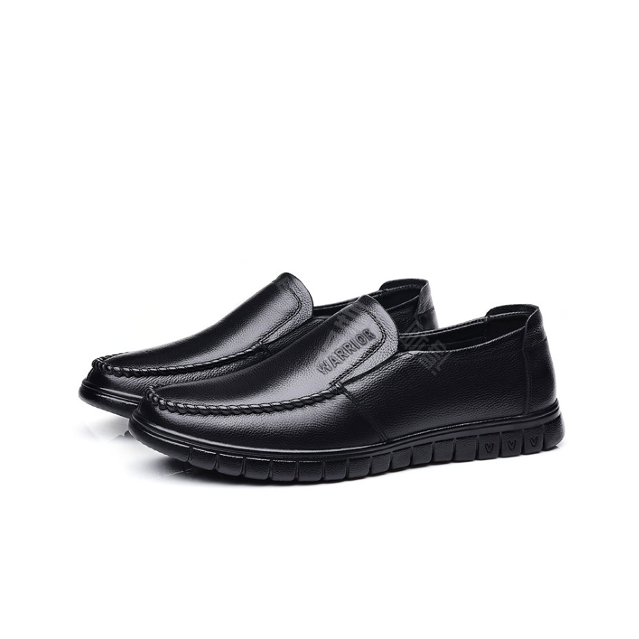 Кожаные повседневные туфли Top Grain Cow Leather для мужчин WARRIOR, оранжевый — фото 4