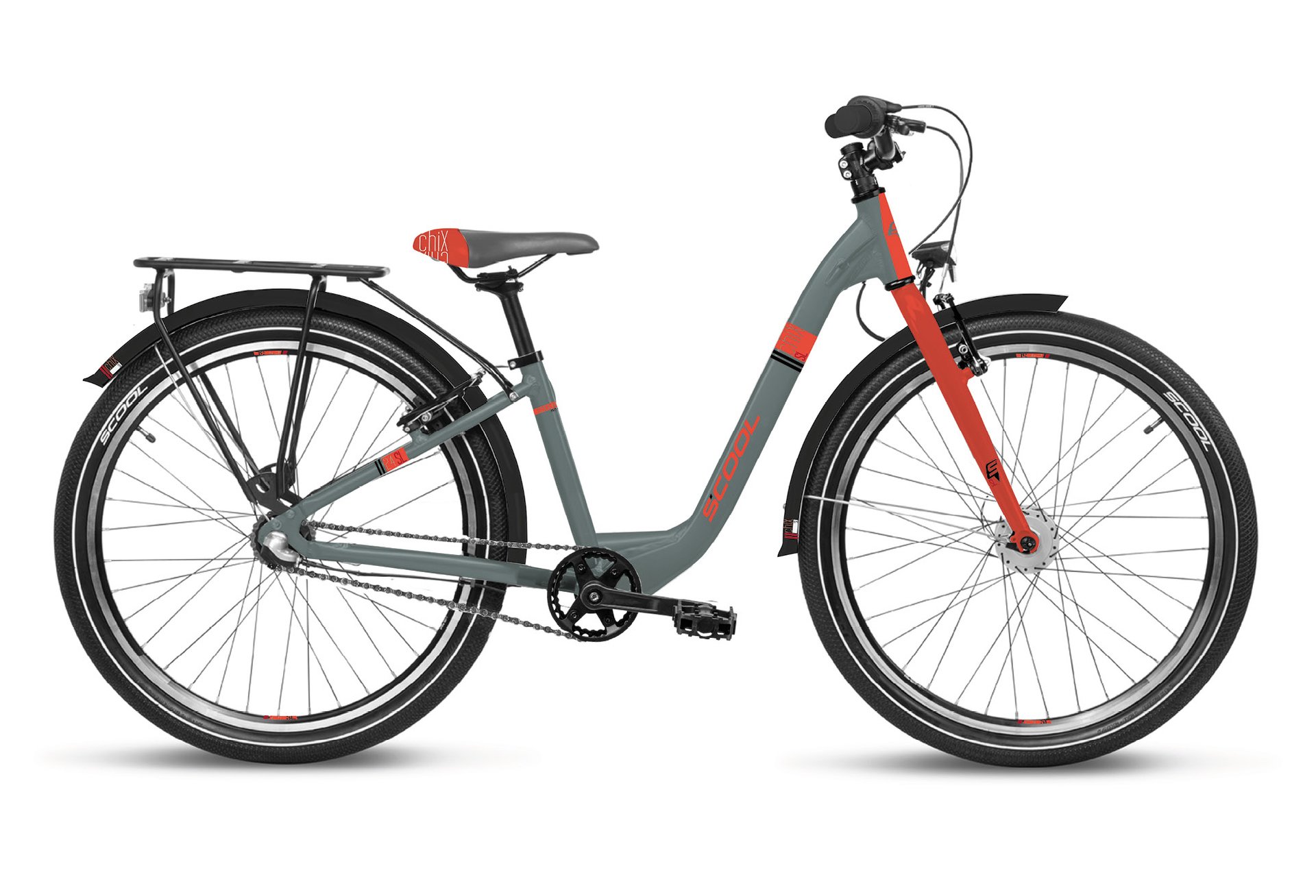 

Молодежный велосипед S'cool chiX SL 26 7-Gang - 26 дюймов - Tiefeinsteiger - 2023, цвет Grau|grey/orange, Серый, Молодежный велосипед S'cool chiX SL 26 7-Gang - 26 дюймов - Tiefeinsteiger - 2023, цвет Grau|grey/orange