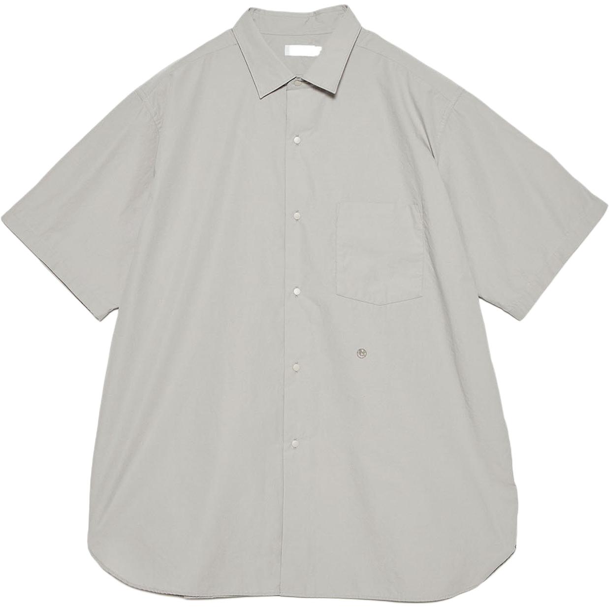 

Футболка с коротким рукавом и классическим воротником Unisex SS26 Nanamica, серый