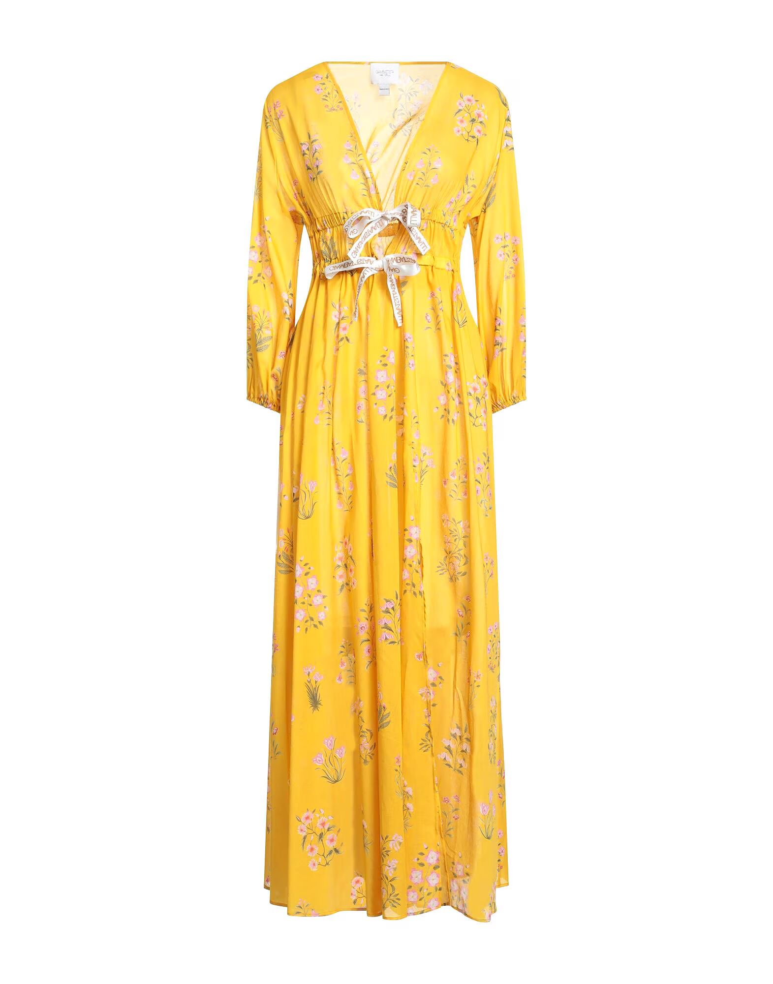 

Макси платье Giambattista Valli, желто-оранжевый