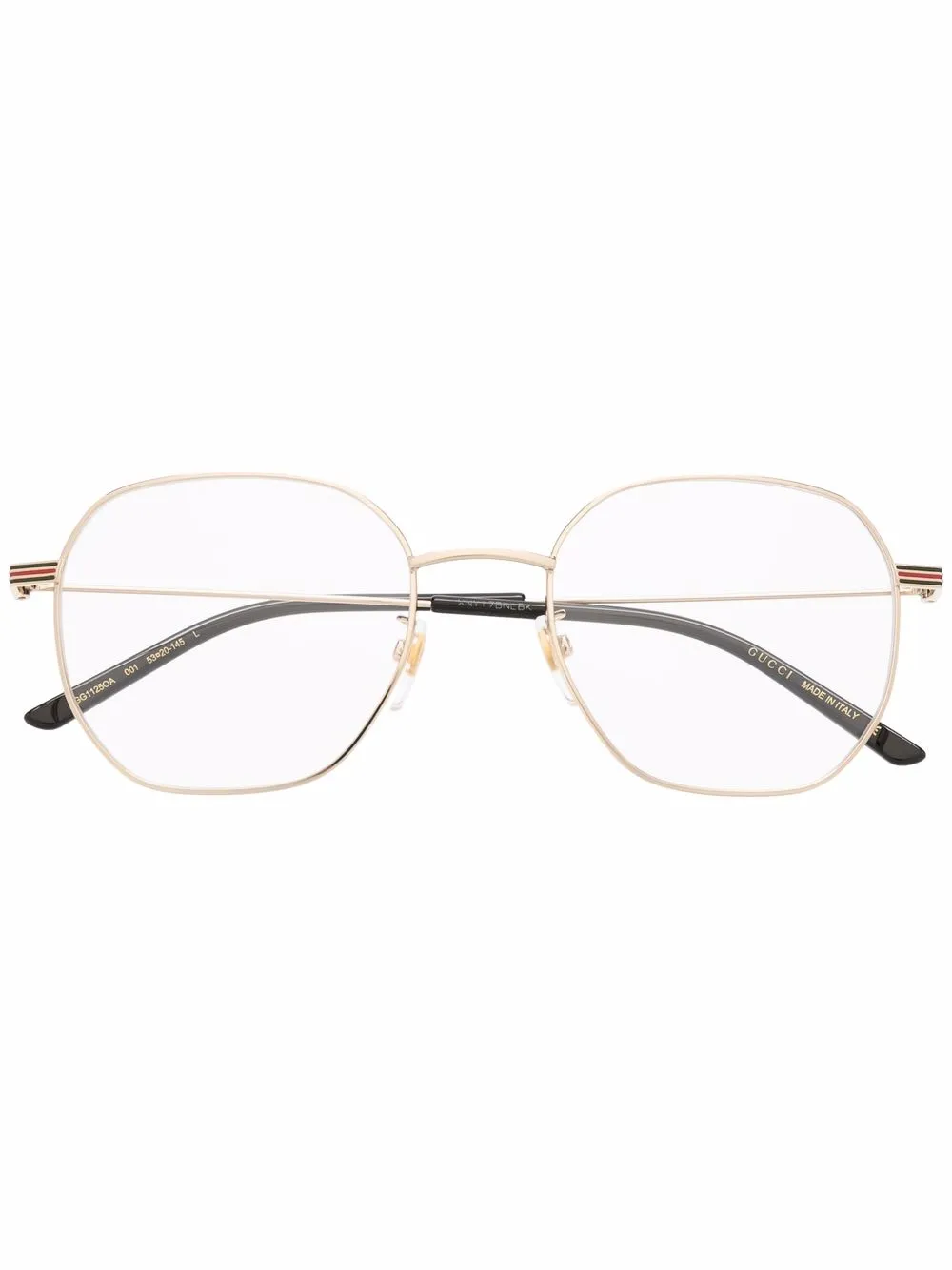 

Очки в круглой оправе Gucci Eyewear, золотой