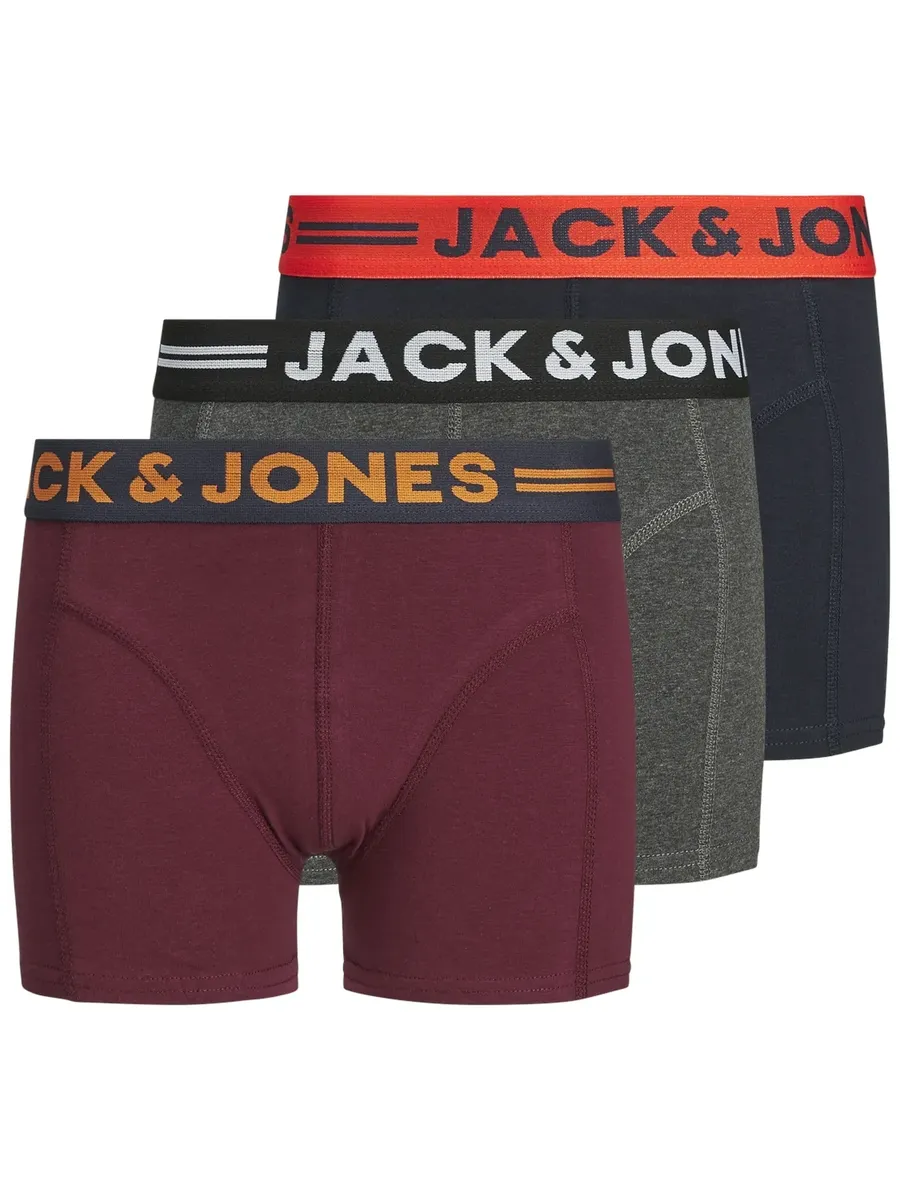 

Юниорские боксеры Jack & Jones "JACLICHFIELD TRUNKS 3 PACK NOOS JNR" (упаковка, 3 шт.) Jack & Jones Junior, серый