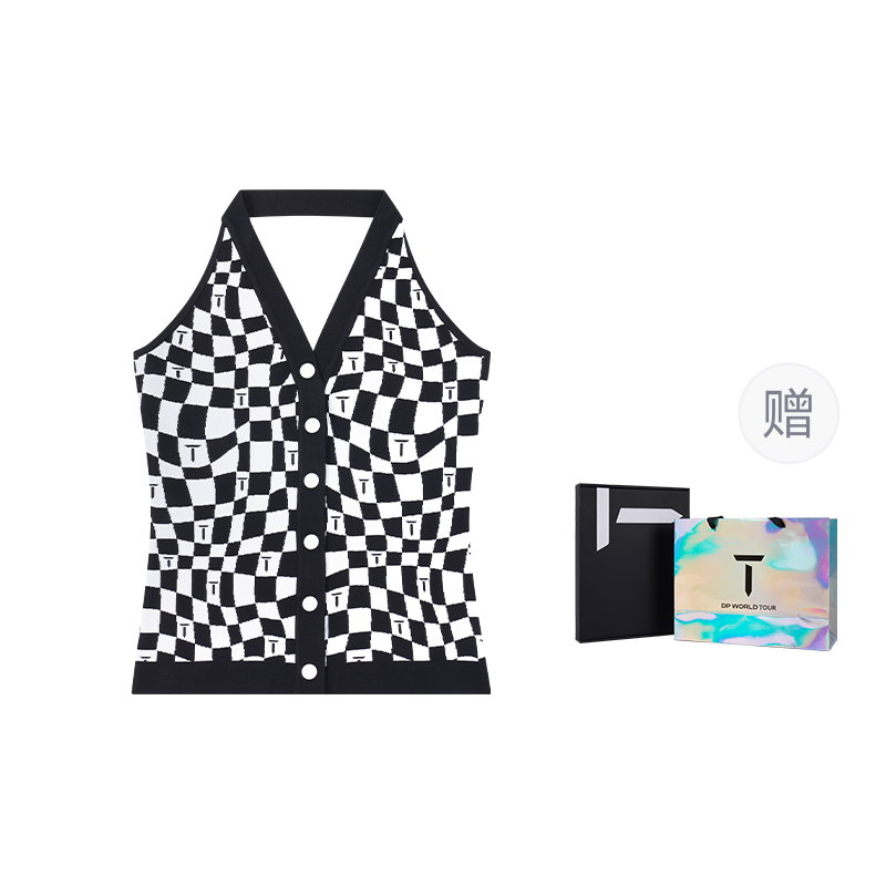 

Футболка-майка женская EUROPEAN TOUR, зеленая белая