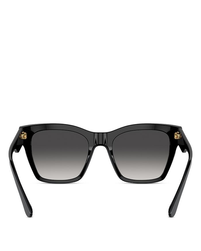 Солнцезащитные очки Dolce & Gabbana квадратной формы, 53 мм, черный — фото 4