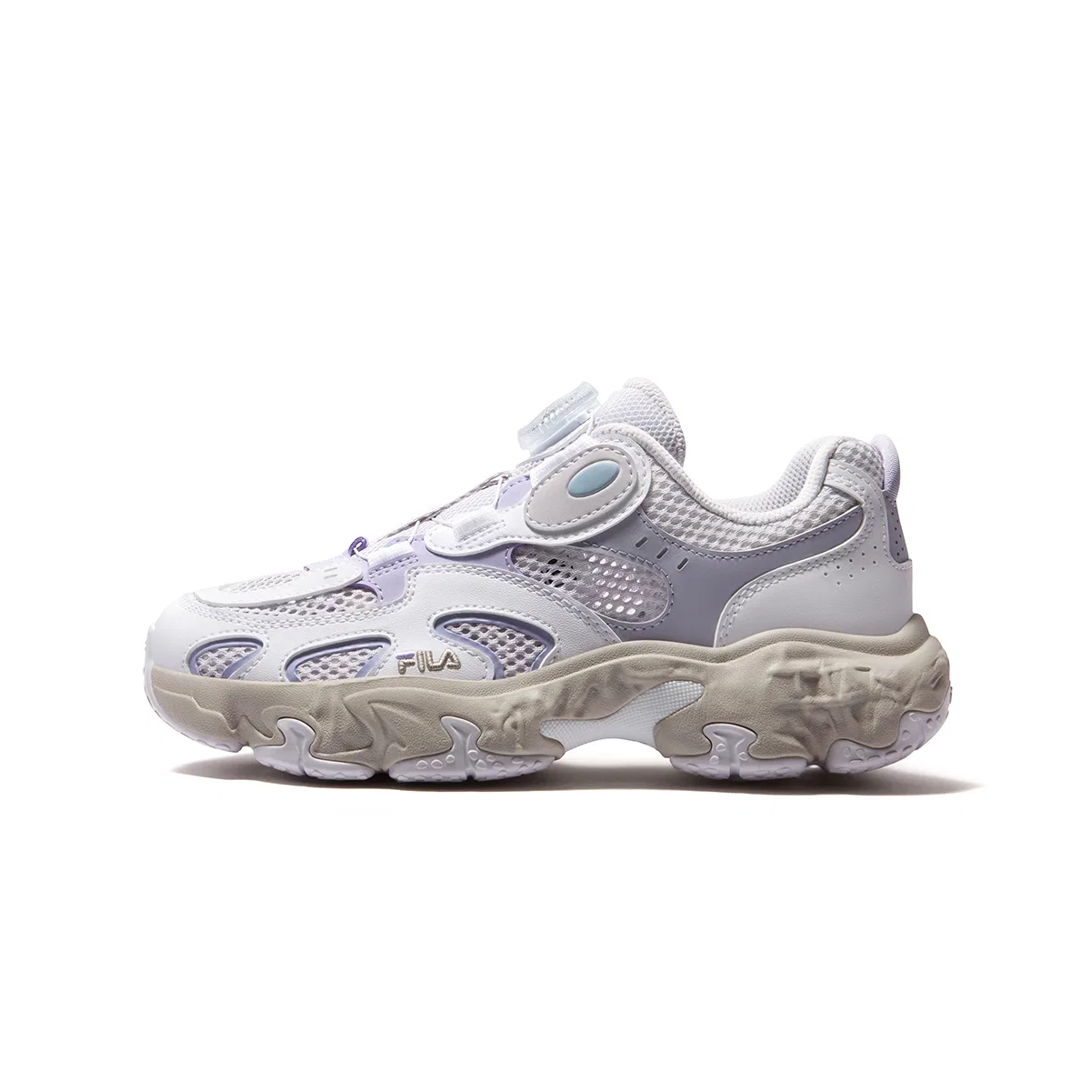 Кроссовки Heritage FHT из искусственной кожи и текстиля Lilac/FILA White Kids' FILA KIDS
