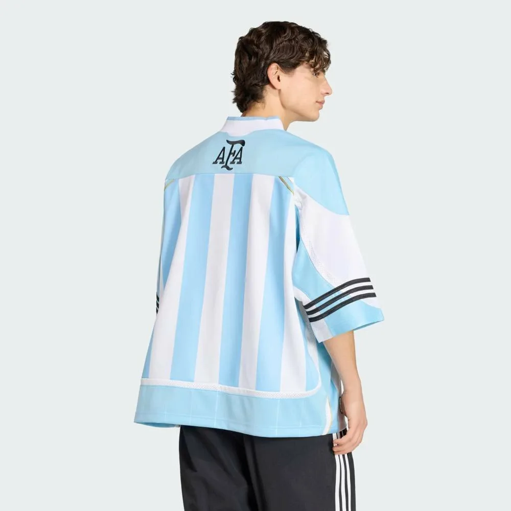 Футболка Bring Back Remix Argentina Adidas, blue — фото 2