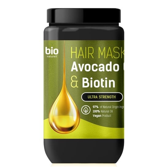 

Маска для волос с маслом авокадо и биотином, 946 мл Bio Naturell