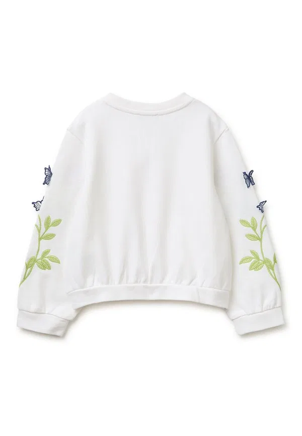 Толстовка на молнии United Colors Of Benetton, White — фото 2