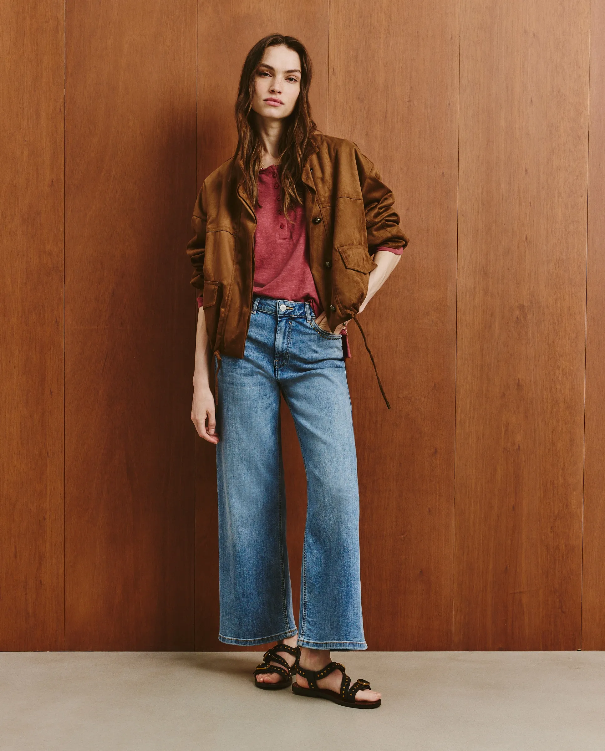 

Ковбойские джинсы с пятью карманами для женщин Southern Cotton, бледно-голубой