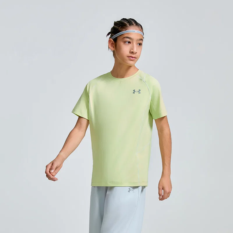 Футболка Comprehensive Training для подростков Under Armour, Lime Green — фото 4