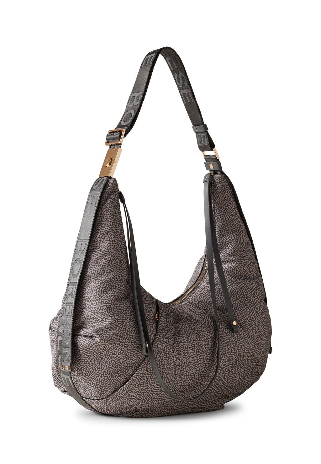 

Сумочка FOLD HOBO MEDIUM Borbonese, серый