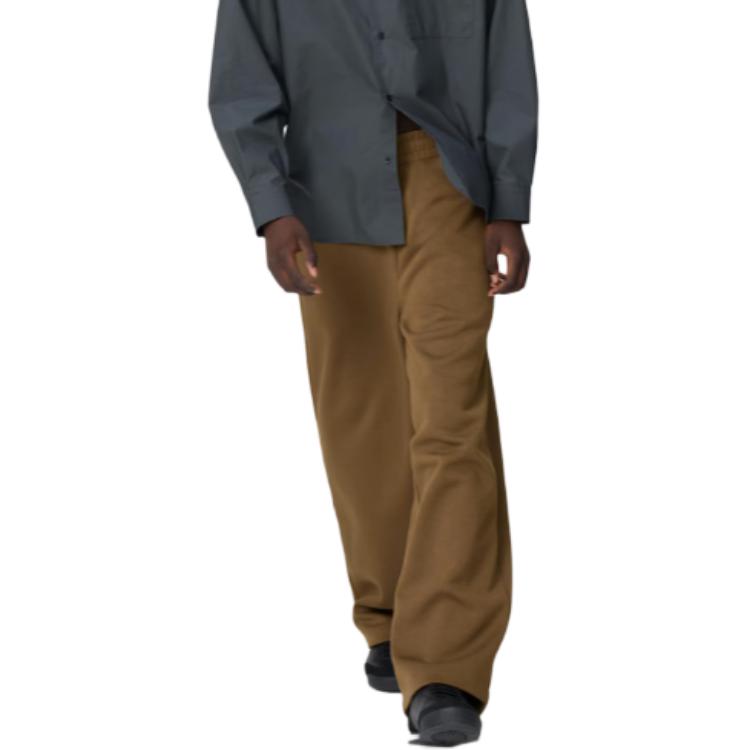 

UNIQLO Повседневные брюки мужские коричневые