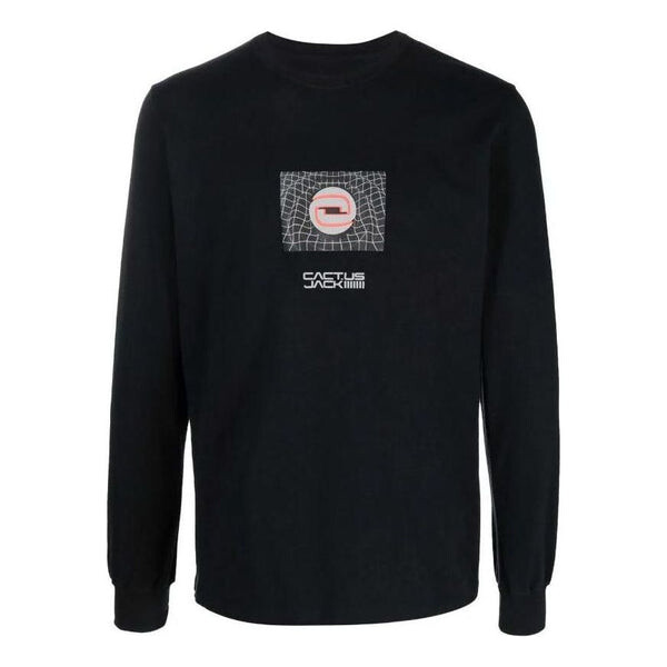 

Футболка Nike x Travis Scott Long Sleeve Tee 'Black', мультиколор
