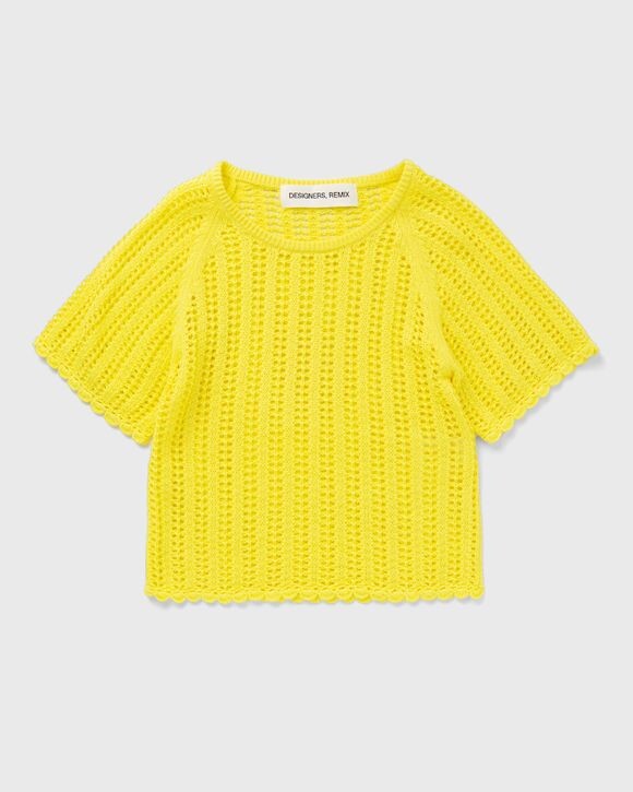 

Топ Designers, Remix Taliana Pointelle Top, желтый