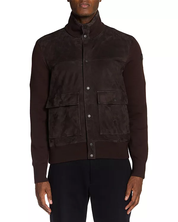 

Куртка Стэнсона, выполненная в смешанной технике Moncler, коричневый