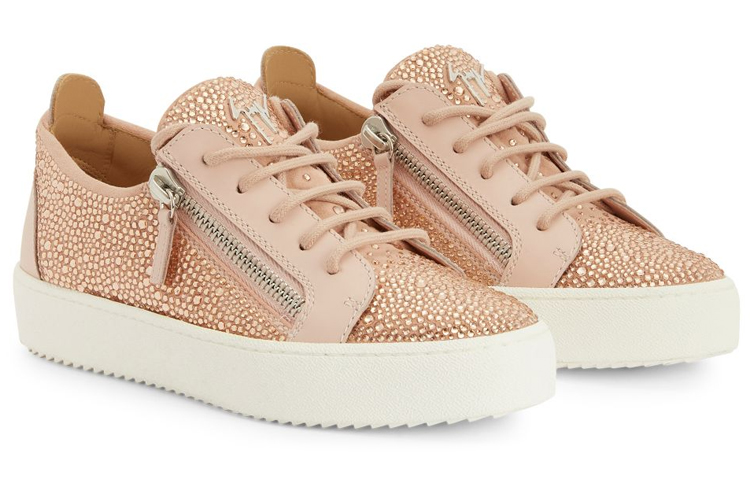 /GZ Gail Low Top Стильные скейтбординговые туфли Женские Розовые Giuseppe Zanotti
