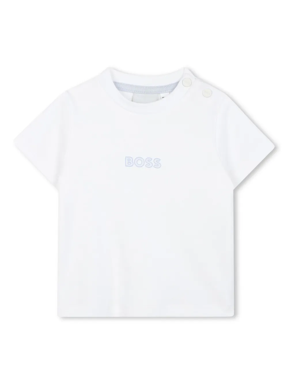 

Комплект из футболки и шортов с логотипом BOSS Kidswear, белый