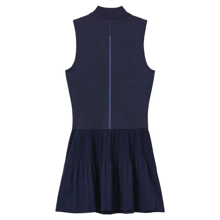 Теннисная юбка LACOSTE Navy Blue, короткая, женская — фото 3