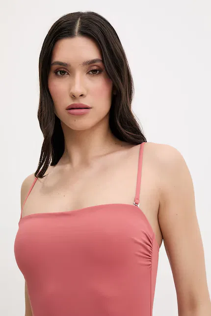 Купальник женский цельный Calvin Klein, розовый — фото 3