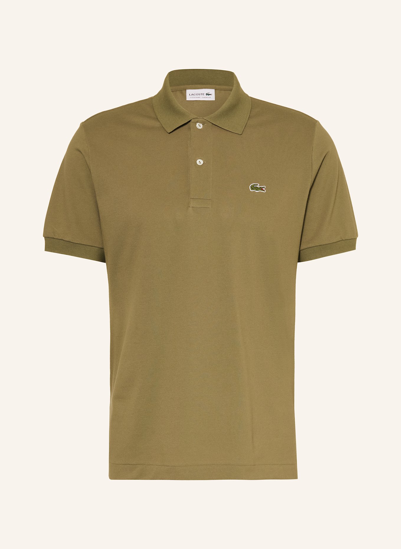 

Рубашка поло из пике Lacoste, хаки
