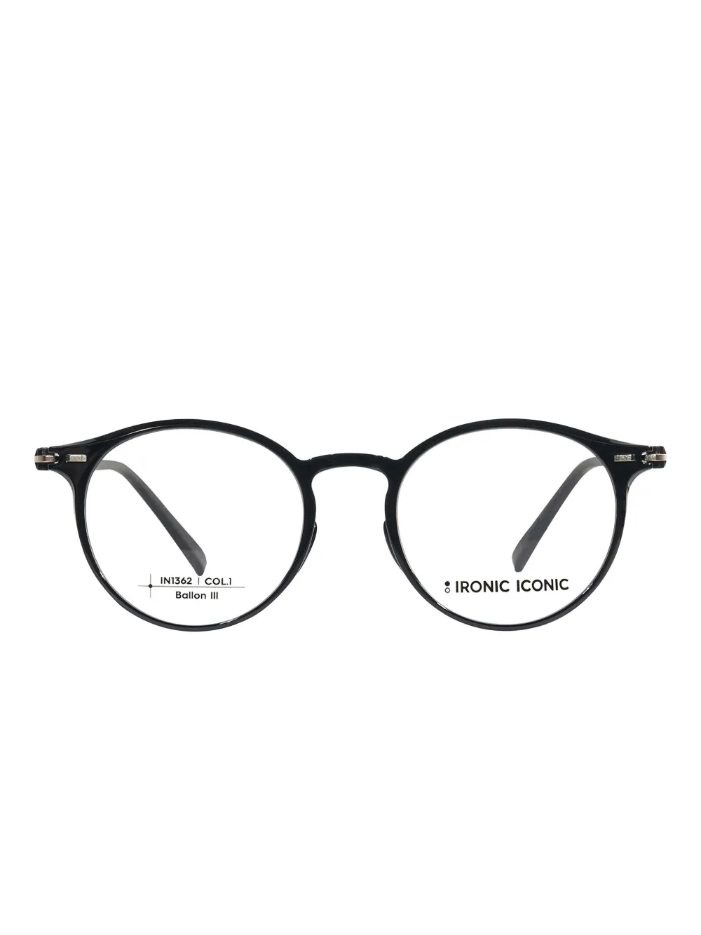 

Очки в круглой оправе Ironic Iconic, черный