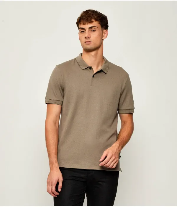 Поло C-Parlay 240 regular fit Boss, бежевый