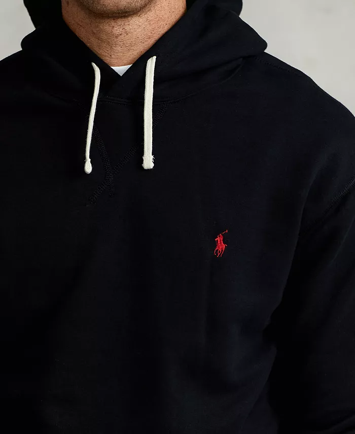 Мужская флисовая толстовка Big & Tall Polo Ralph Lauren, черный — фото 3