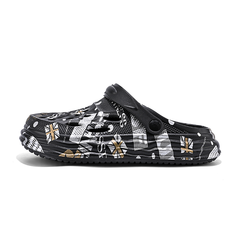 

Мужские сандалии с закрытым носком, устойчивые к истиранию LONGYING, Black