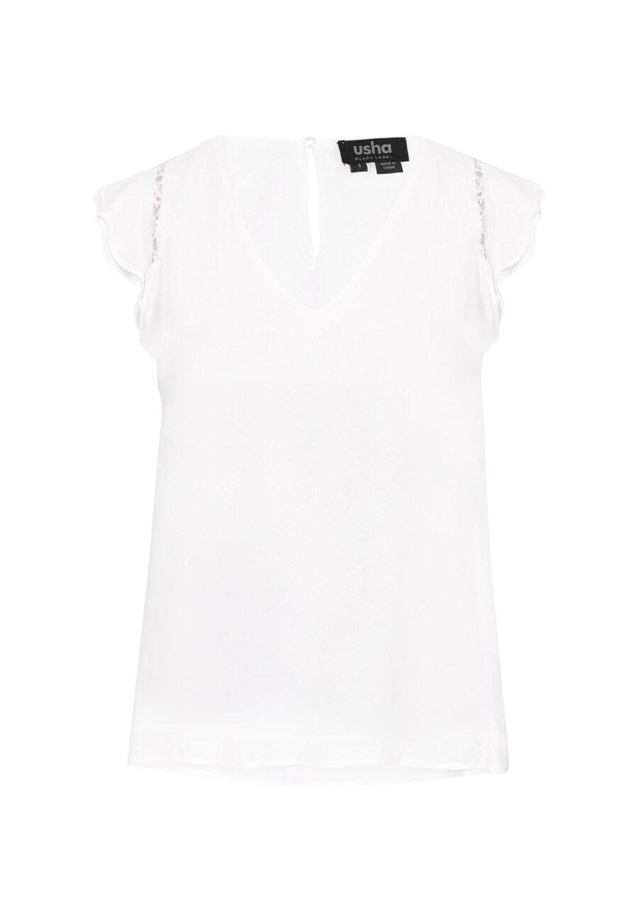 

Блуза usha BLACK LABEL Fashion Look, белый