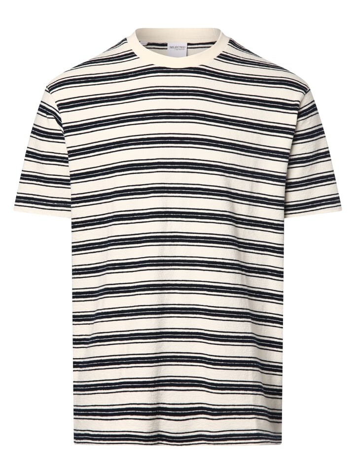 

Футболка Selected, цвет beige marine