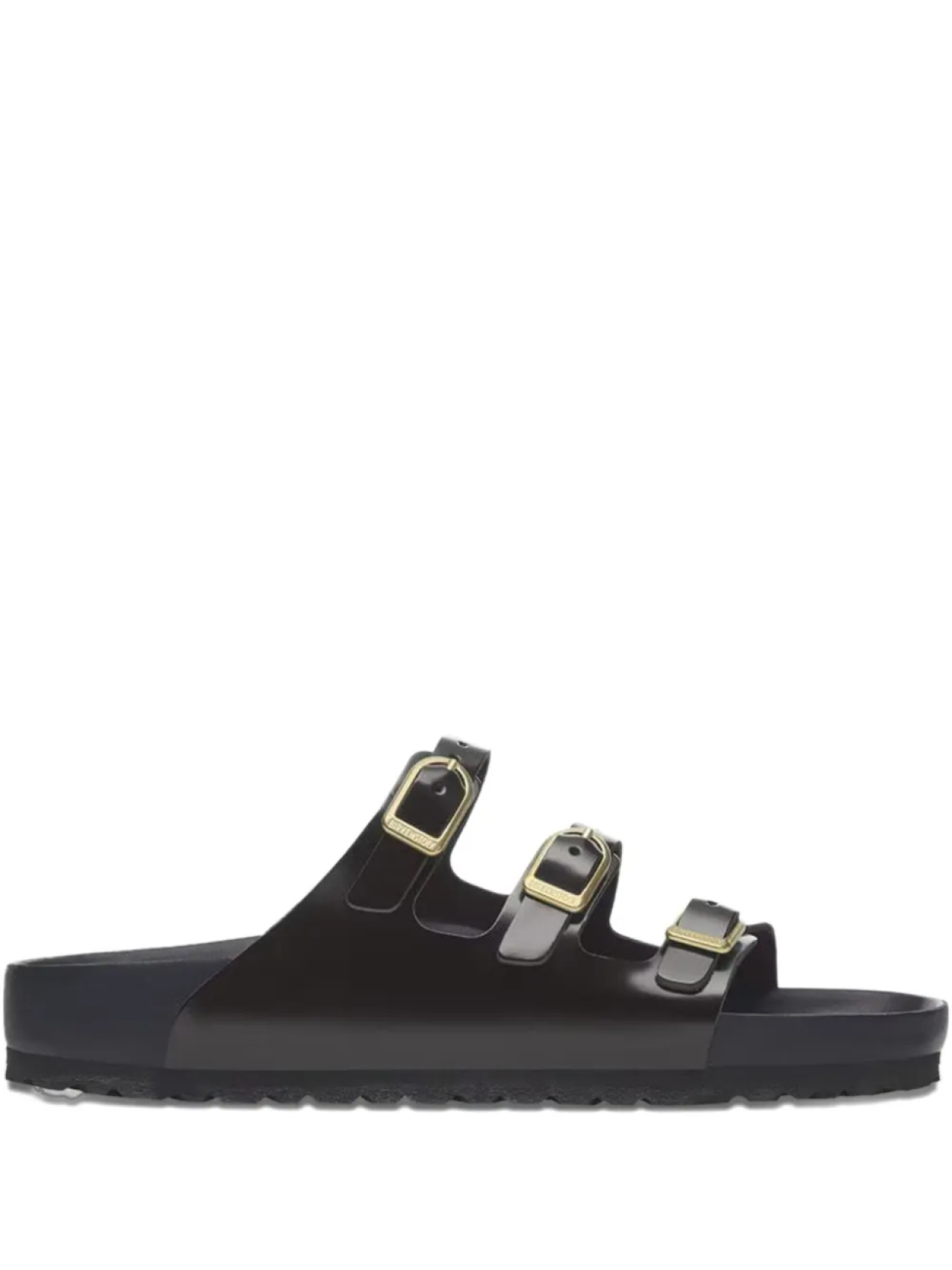 Сандалии-слайдеры Florida с тремя пряжками Birkenstock, черный