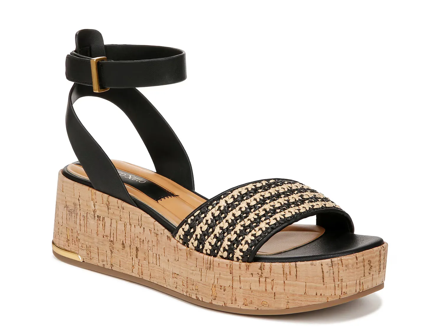

Сандалии Terry Wedge Sandal Franco Sarto, черный
