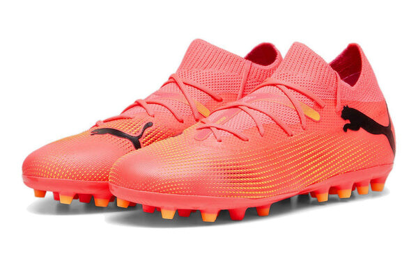 Кроссовки future 7 match mg soccer sneakers 'pink' Puma, розовый — фото 3