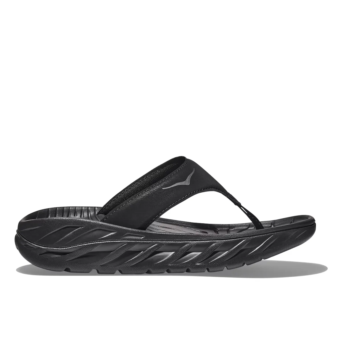 Женские беговые сандалии Hoka ORA Recovery Flip, черный