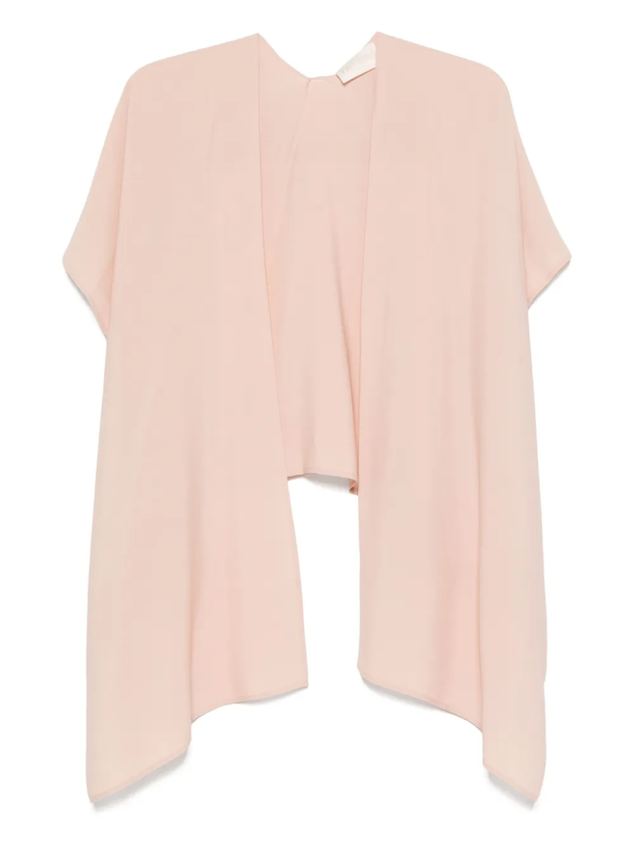 

Шелковый кардиган I BLUES с короткими рукавами, розовый