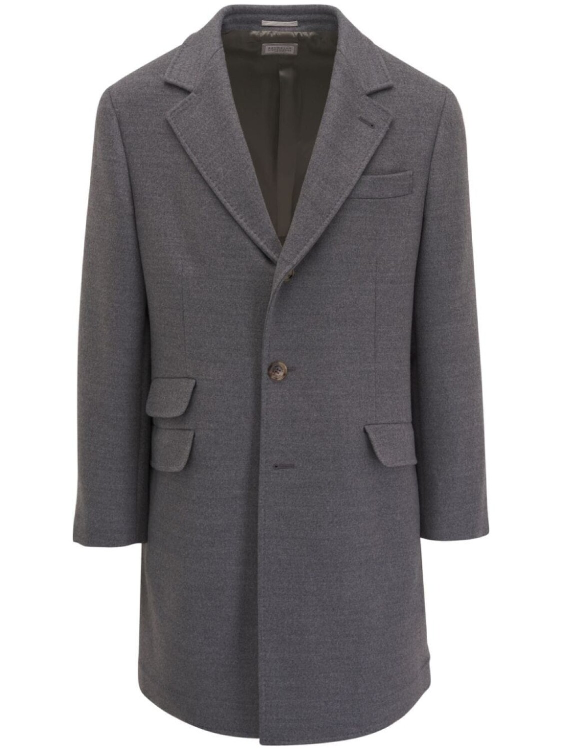 

Brunello Cucinelli шерстяное пальто, серый
