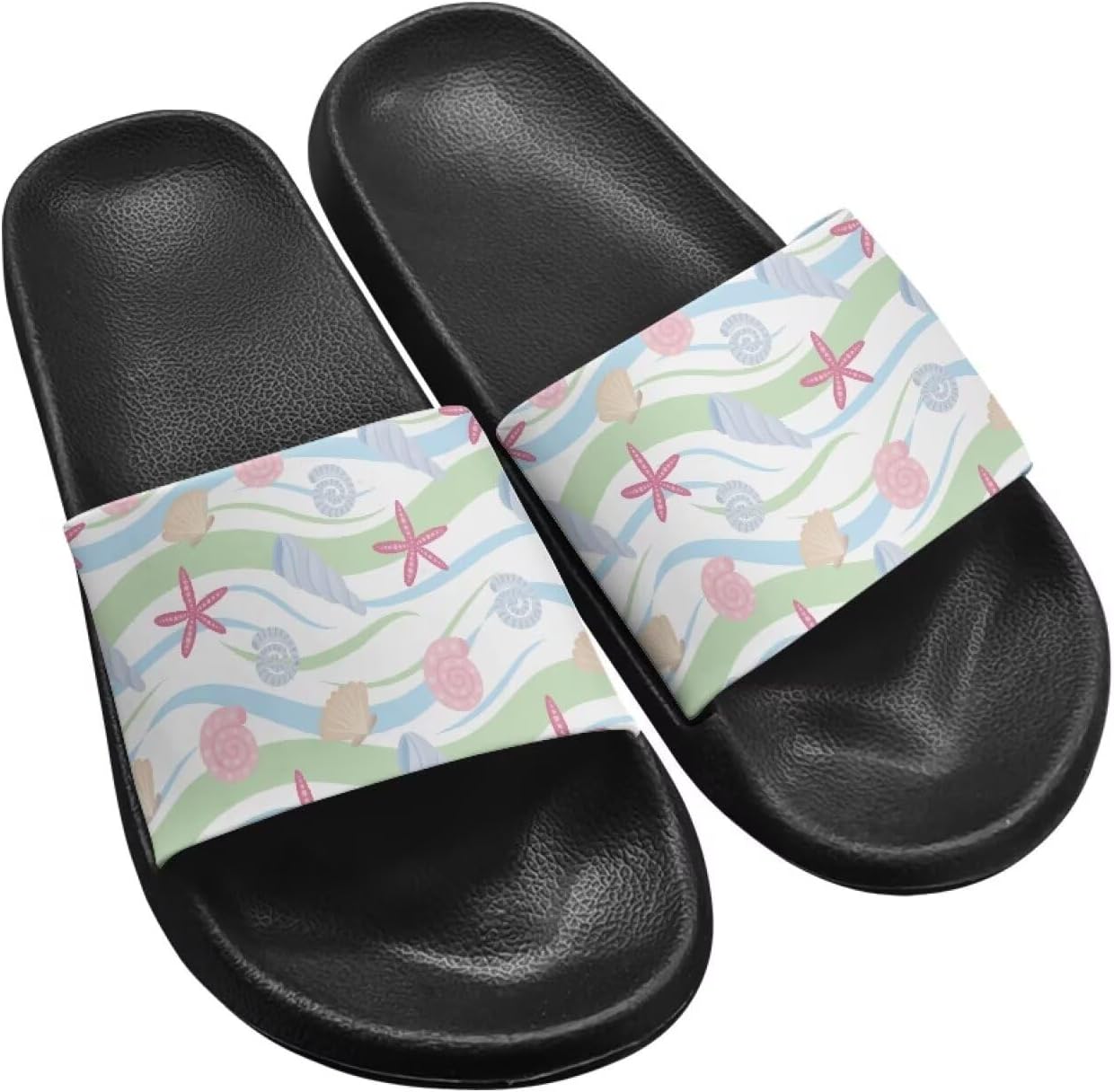 

Легкие сандалии Fuxowvby из EVA, мягкие нескользящие тапочки для женщин, мужчин и подростков, летние, для ванной, у бассейна, пляжа, водная обувь, размеры США 5,5-12,5, Starfish