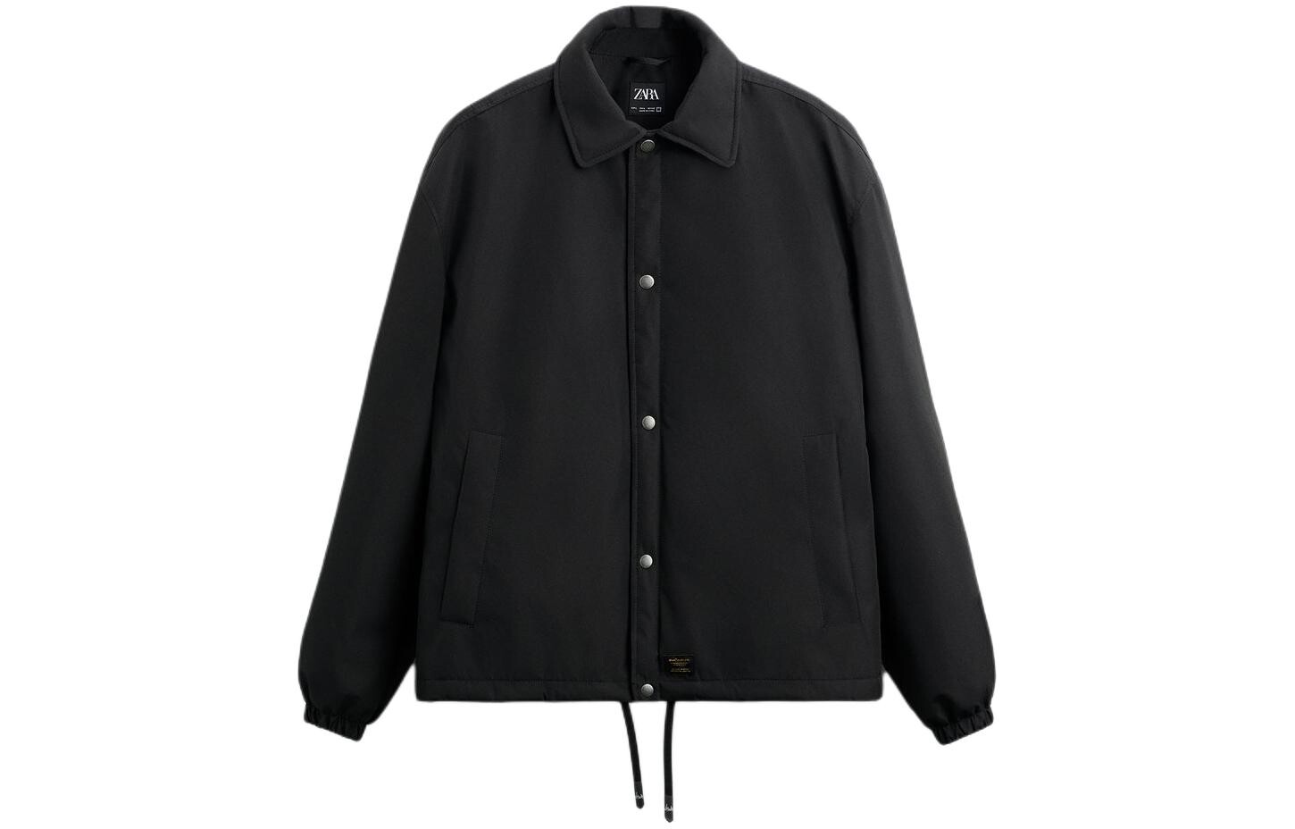 

Куртка мужская черная Zara, черный
