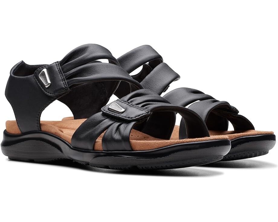 Сандалии Clarks Kitly Ave, цвет Black Leather