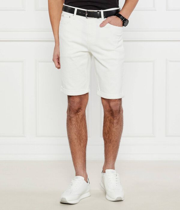 

Джинсовые шорты Slim fit Calvin Klein Jeans, белый