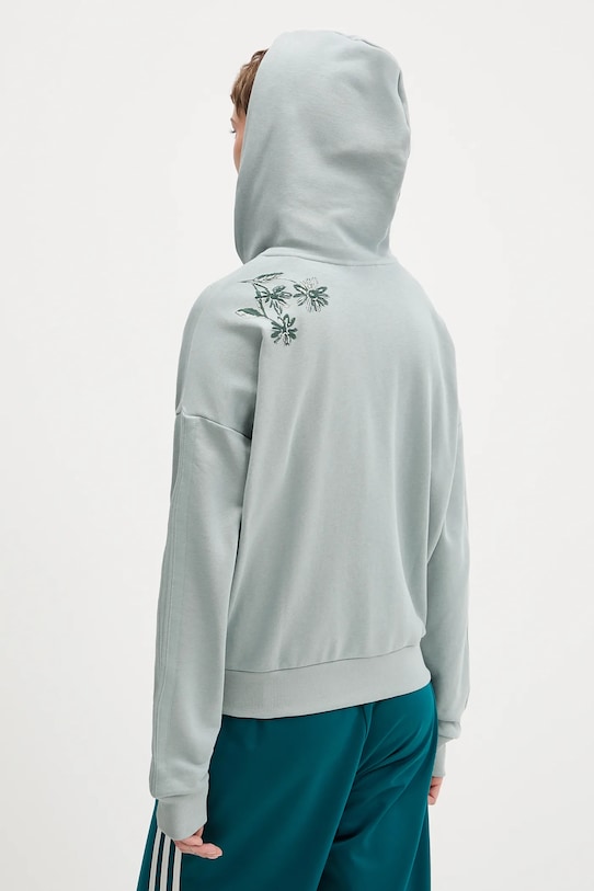 Толстовка essentials Adidas, зеленый — фото 3